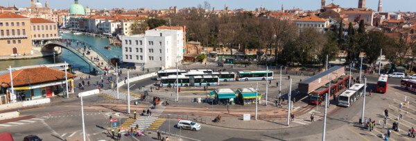 Piazzale Roma a Venezia 