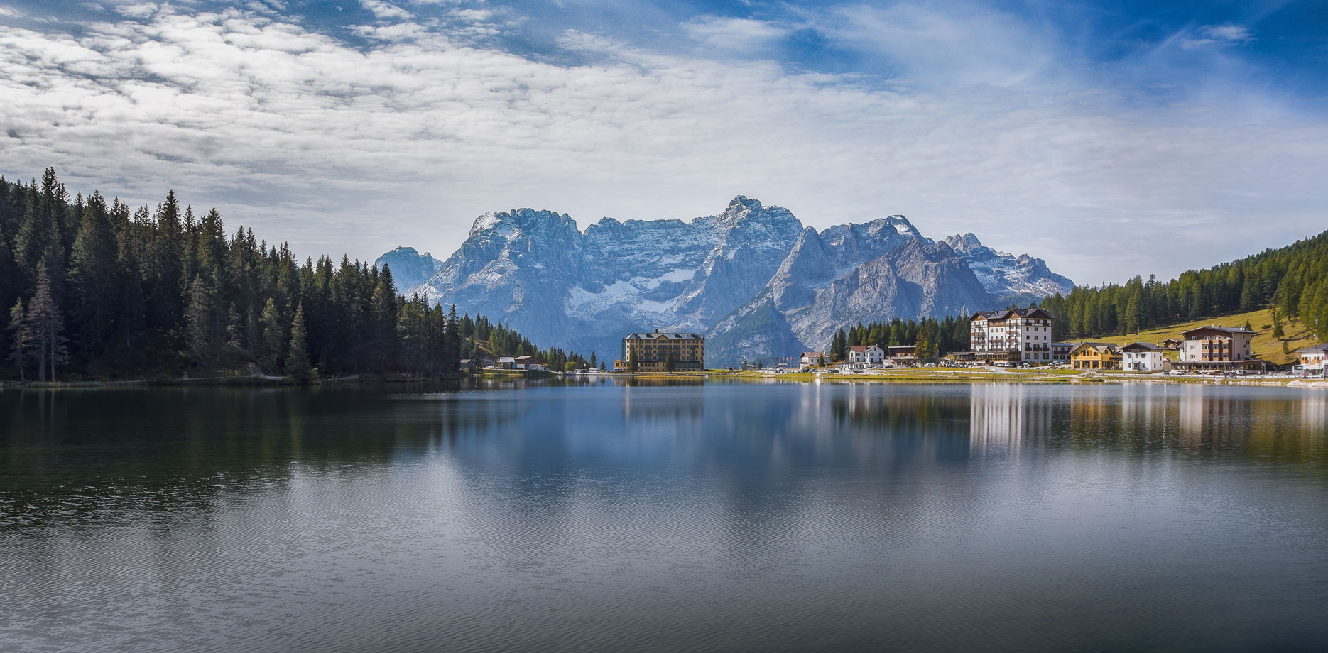 I laghi delle Dolomiti: Misurina, Antorno, Landro, Dobbiaco e Braies e vista delle 3 Cime